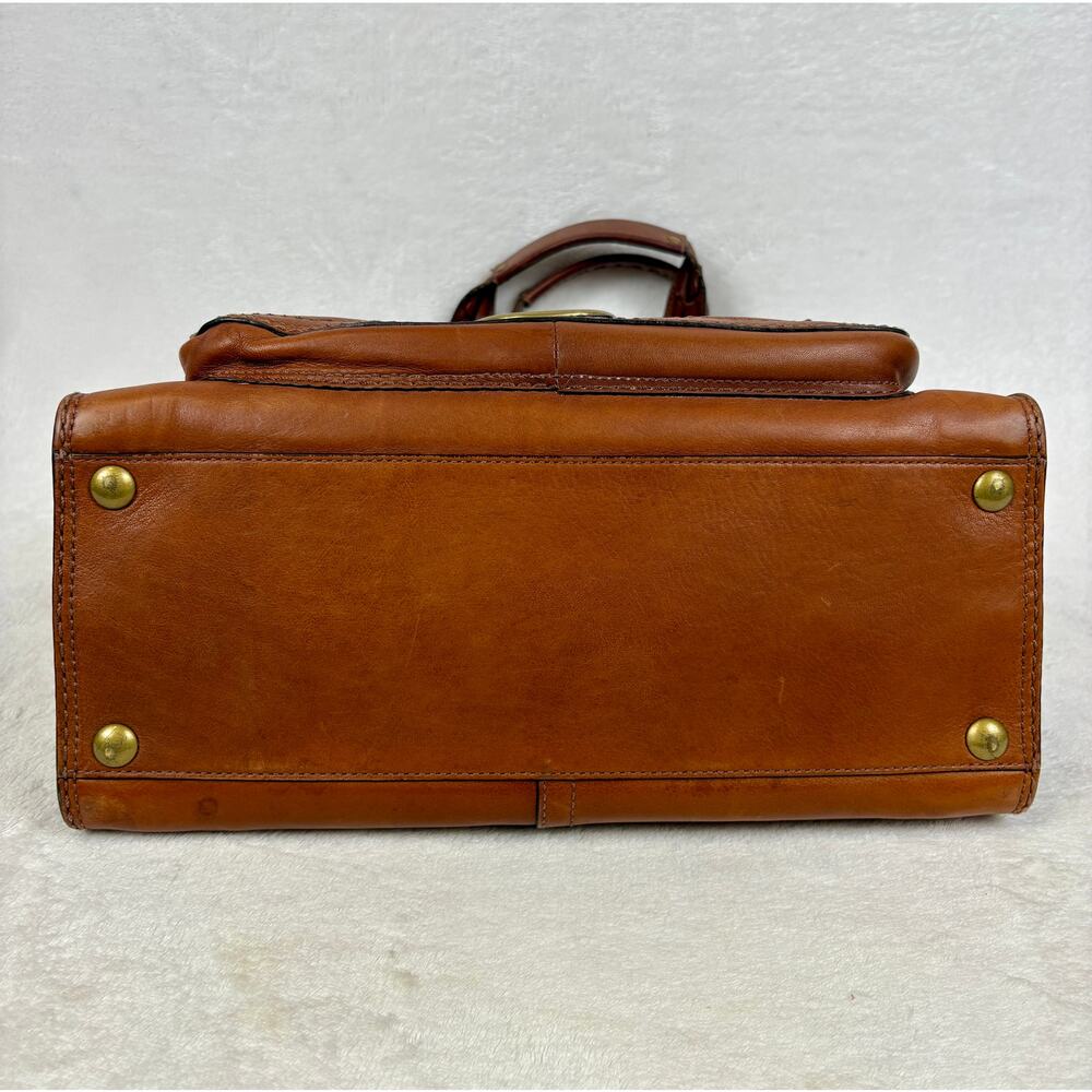 Coach Vintage Y2K Legacy Bleeker Flap Shopper in Brittish Tan Vachetta Leather - Picture 5 of 16
